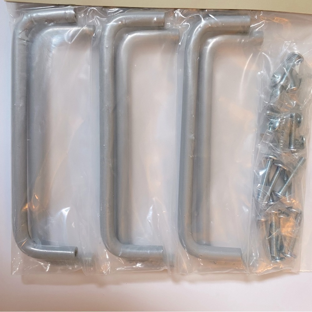 IKEA Kosing Door/Drawer Pull Handles, Matte Gary Metal, Pack of 6, (Sz 5 1/16")